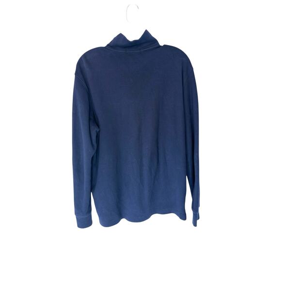 Polo Ralph Lauren Men's Half Zip Pullover Navy Blue Estate Rib Preppy Small - Picture 9 of 12
